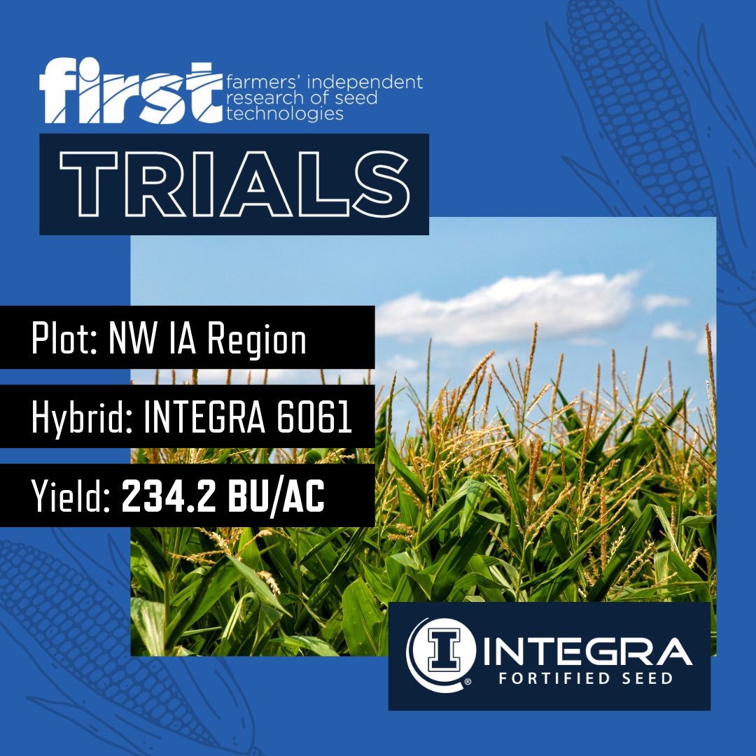 #1 in NorthWest Iowa! #corn #bushelUP