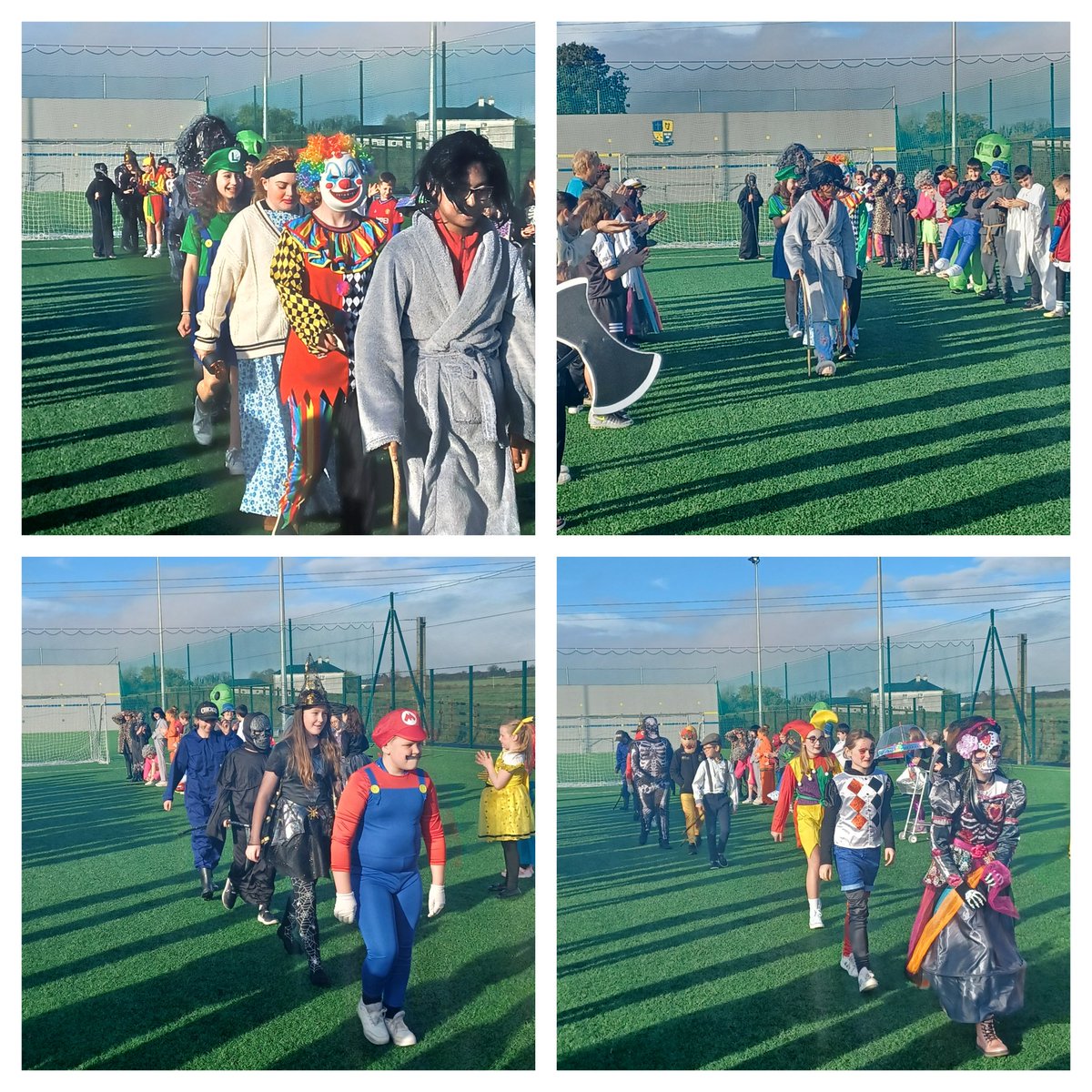 clonmore_ns's tweet photo. We had a very exciting day in school today as we had our annual Halloween parade. All pupils walked the runway and there was even a few faces that we did not recognise. A happy and safe mid-term to all. https://t.co/glqnUTpkjO