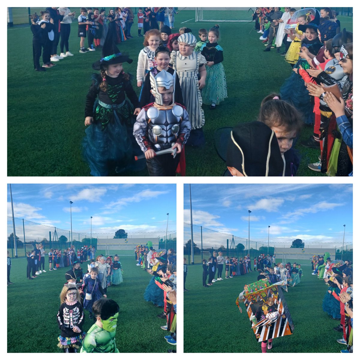 clonmore_ns's tweet photo. We had a very exciting day in school today as we had our annual Halloween parade. All pupils walked the runway and there was even a few faces that we did not recognise. A happy and safe mid-term to all. https://t.co/glqnUTpkjO