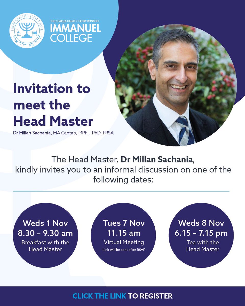 The Charles Kalms • Henry Ronson Immanuel College tweet media