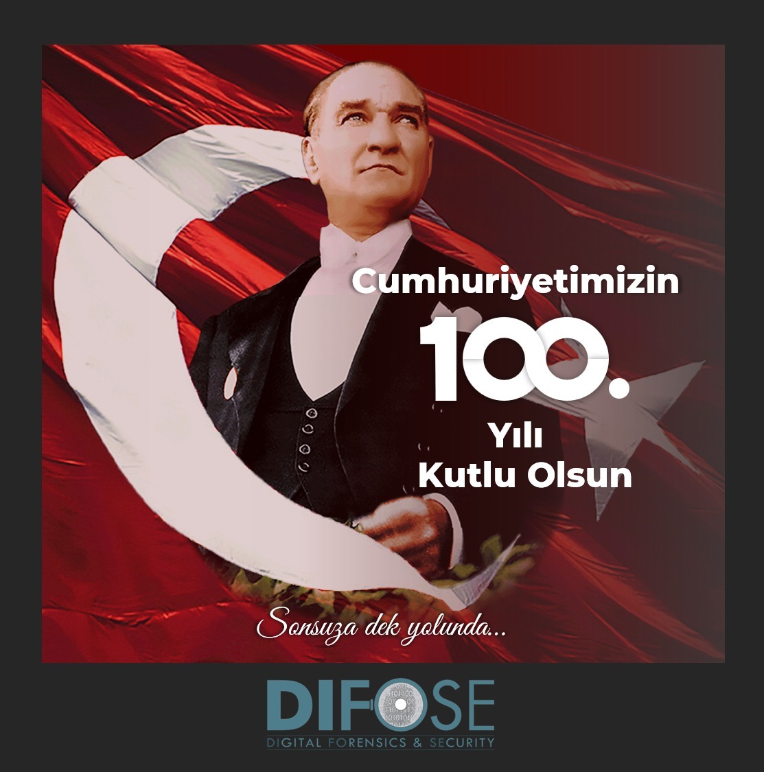 DIFOSE Ailesi olarak, Cumhuriyet uğrunda, istiklal yolunda şehit olan, gazi olan, kendi hayatını hiçe sayarak öne atılan tüm büyüklerimiz ile Türkiye Cumhuriyeti'nin kurucusu Mustafa Kemal Atatürk'ü rahmetle anar, en içten minnet ve şükran duygularımızı sunarız🙏