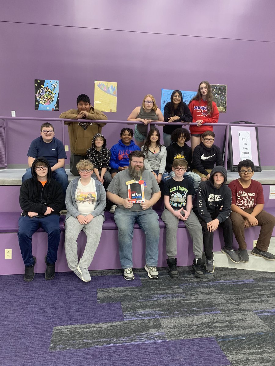 CalcYouLessToo's tweet photo. Congratulations to Mr. Northrup for being recognized as the @Kirn_MS Lynx of the Month! Mr. Northrup is kind, thoughtful, and inclusive of all learners at Kirn Middle School; a true example of #theLYNXway all day, every day! https://t.co/cDLbCditsO