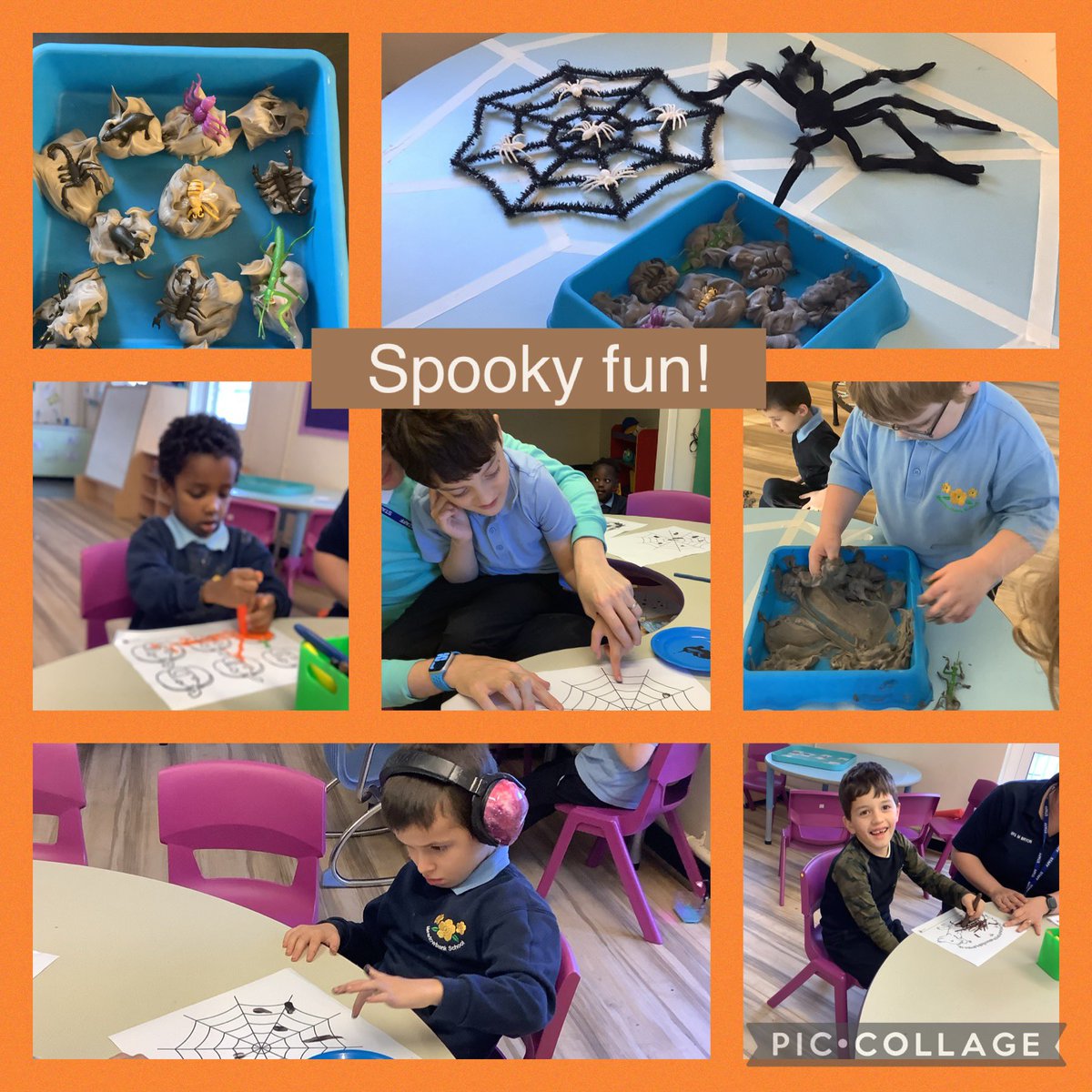 What a fantastic end to a great 1st half term. #MbFoxglove have been enjoying exploring the strange and slimy events of the week 👻👻👻. Happy spooky holidays from all of us in Foxglove class.#Halloween