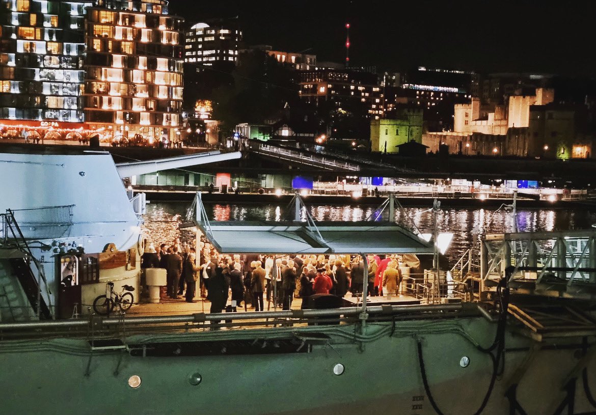 Last night we had the honour of sponsoring the launch of the UK’s EOD & Search Association on #HMSBelfast. The initiative aims to unite EOD & Search professionals & foster connections with the business sector. Exciting opportunities for new collaborative ventures! #TeamLandmarc