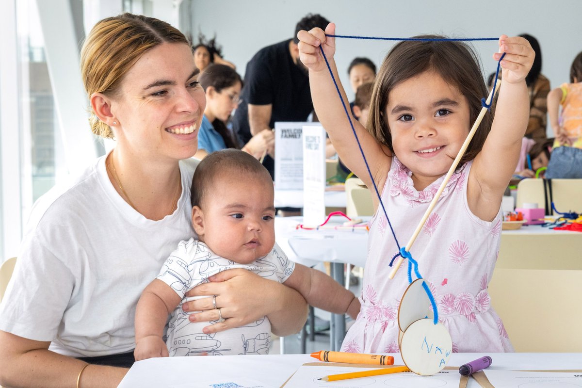 Calling all families! You’re invited to New Museum Family Day on Sunday, November 5. Explore the shapes and colors of #JudyChicago's work, then create your own work of art. Free with registration: bit.ly/NewMuseumFamil…