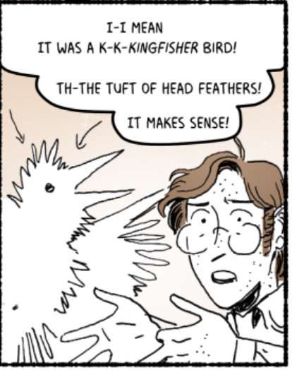 The best kingfisher I've ever drawn 
