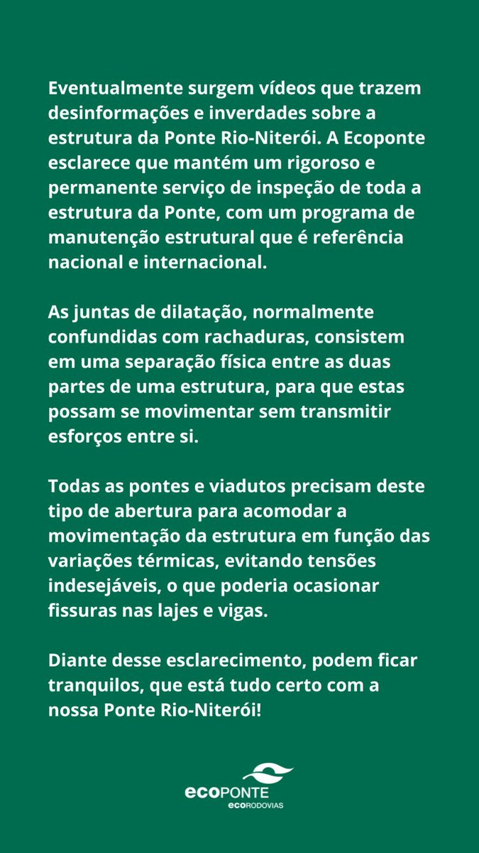 ecoviasponte's tweet photo. Atenção ⚠️ https://t.co/MZtzTk4Zs2