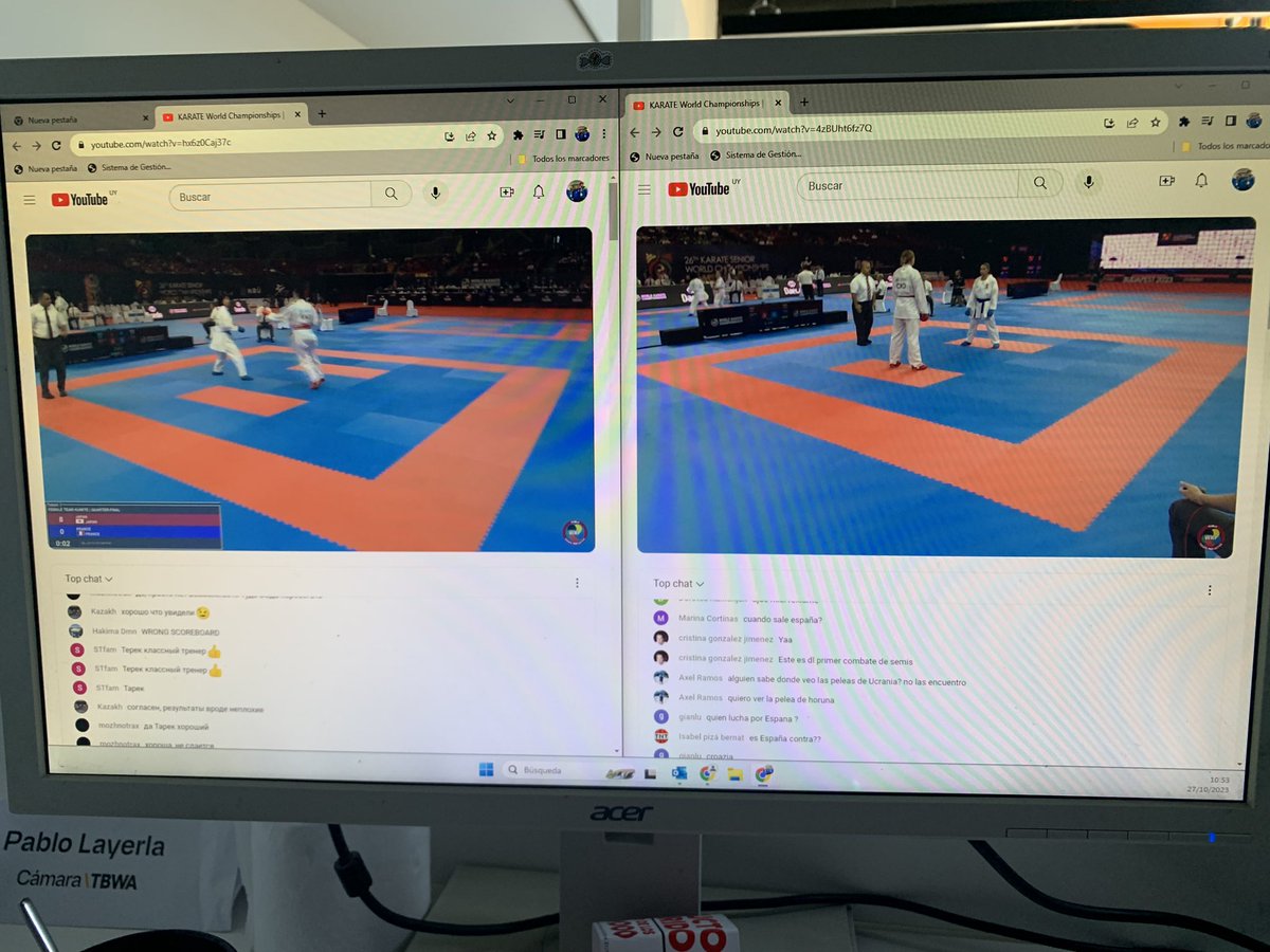 Estudiando!!! 💪🥋🇺🇾 #TeamUru #karate #wkf #Budapest2023