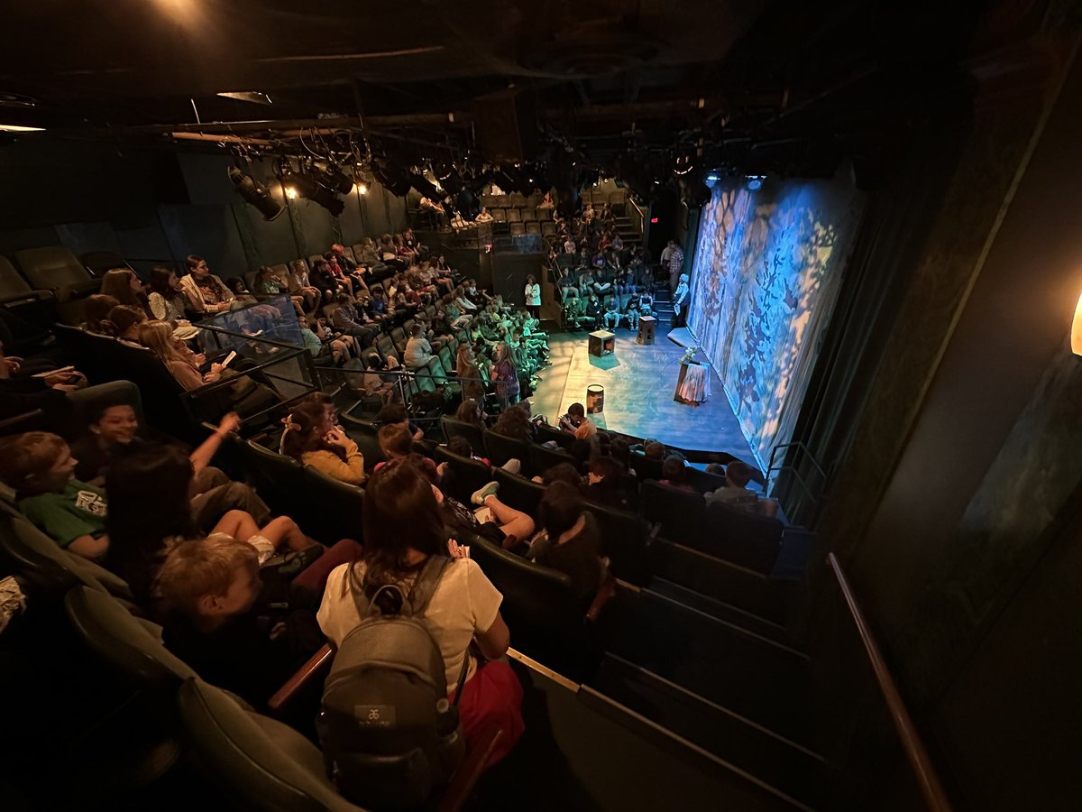 Hardin Park 4th and 5th graders are joining students from around the county in watching Where The Red Fern Grows at Barter Theater. What a cool experience for these students after spending the first nine weeks reading the novel! ♥️💛🦅 #believetheHyPe
