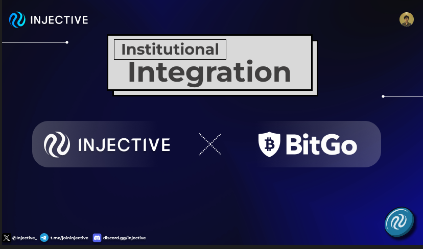 New Institutional Integration <a href="/BitGo/">BitGo</a>, now has officially integrated <a href="/Injective_/">ninja</a> 

As BitGo extends its support to INJ, the DeFi landscape becomes more inclusive and robust, benefiting both institutional players and the broader DeFi community🔥

#DeFi #INJ #Injective