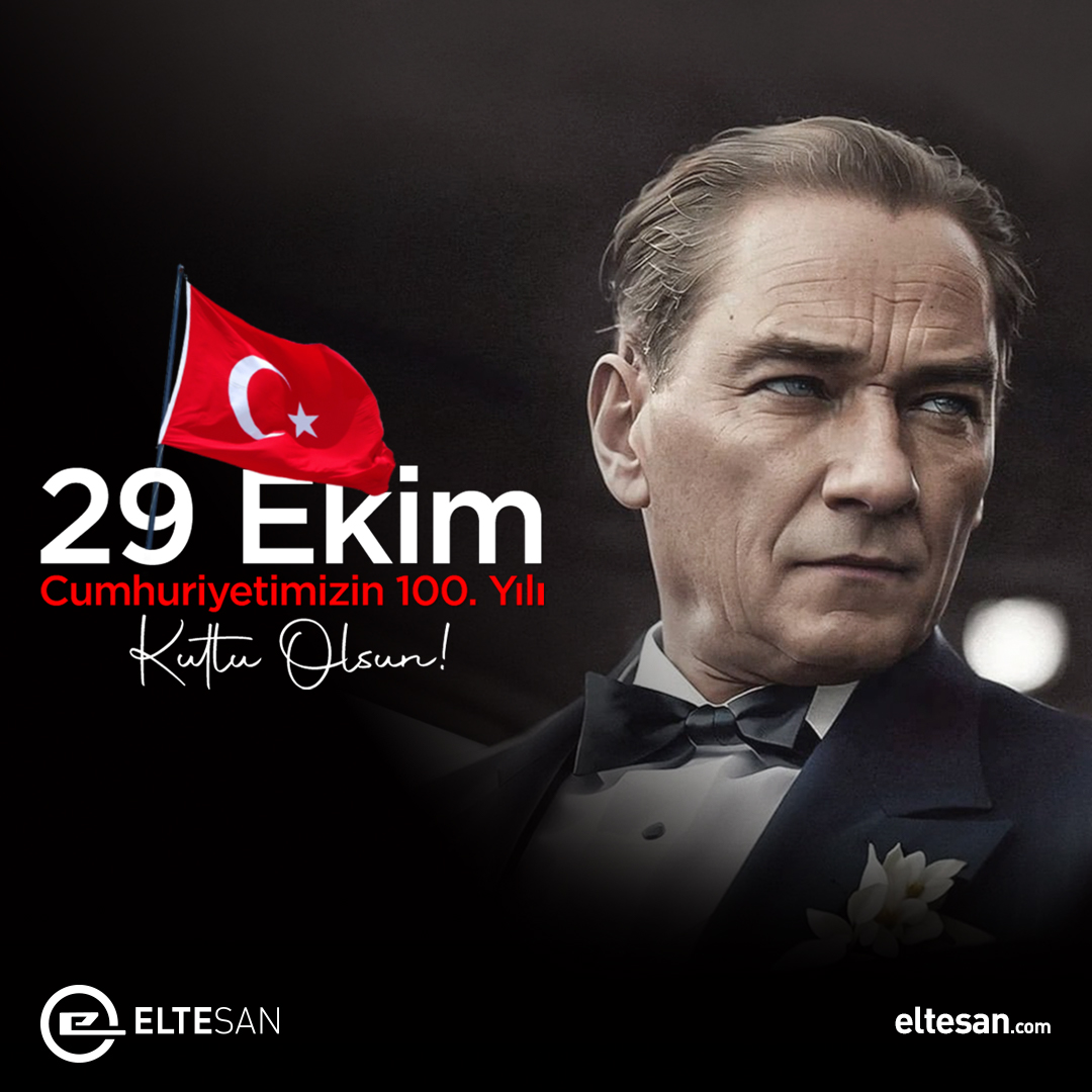 eltesan's tweet photo. Cumhuriyetimizin 100. Yılı Kutlu Olsun.
-
We celebrate the 100th anniversary of the our Republic

#cumhuriyet100yasinda #cumhuriyetbayramimizkutluolsun #29ekim #eltesan #starcool #eltesanautomotive #eltesanrailway https://t.co/xRRJCHPsrS