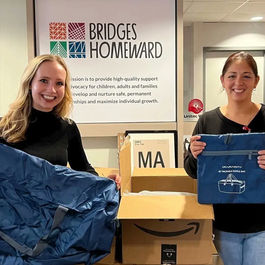 ServingLifeCare's tweet photo. LifeCare is proud to share that Marin Gray has expanded her Hope Totes program as she delivered 104 duffle bags to foster children's services in Cambridge MA! LifeCare is honored to partner with Marin as she continues her program to bless children in care! https://t.co/bLf7YXiXvT