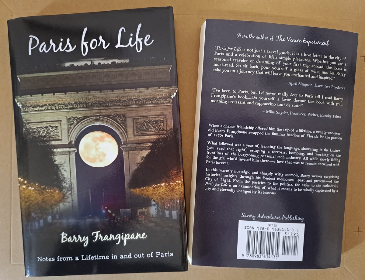 My new book Paris for Life is available for pre-order (in Kindle format) at a.co/d/1vsAuSM ! It's selling now for 99 cents, but after release date the price goes up to 9.99, so pre-order it and save a ton of money. All versions will be released on March 30th. Exciting!