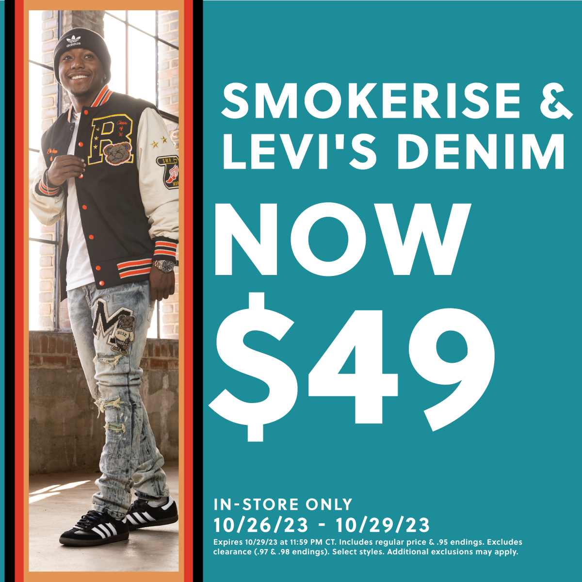 hibbettofficial's tweet image. Save in-store! 🛒 🛒 
Smokerise &amp;amp; Levi's Denim Now $49! 👖 👖 

bit.ly/3FxOPJ8

#StyledByHibbett #Sale #InStoreOnly