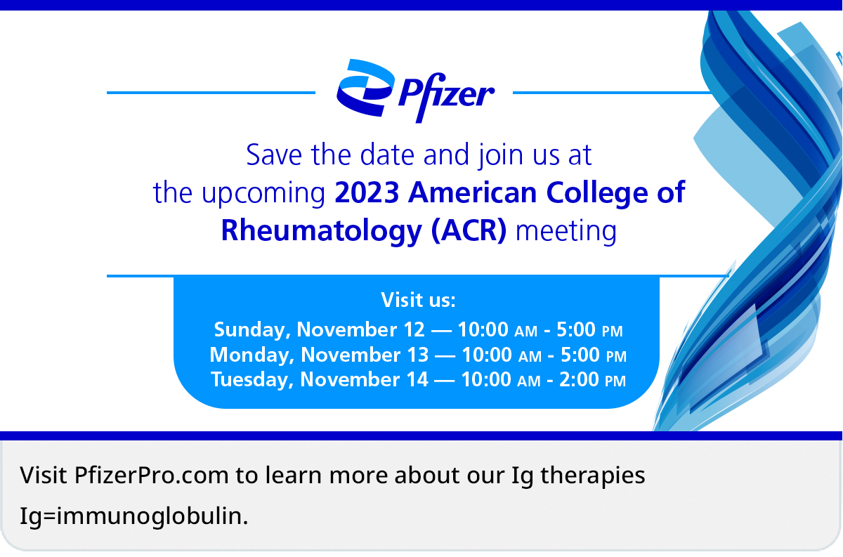 We're counting down the days until the 2023 American College of Rheumatology (ACR) meeting! Join us to show your support for the Ig community.