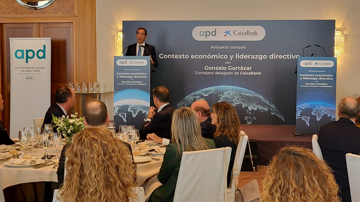 Siempre es gratificante confirmar que estás en el camino cuando escuchas del CEO de CaixaBank, en un evento de APD, que los tres ámbitos en los que debemos desarrollarnos y evolucionar las empresas y los directivos deben ser la #sostenibilidad, la #tecnología y las #personas