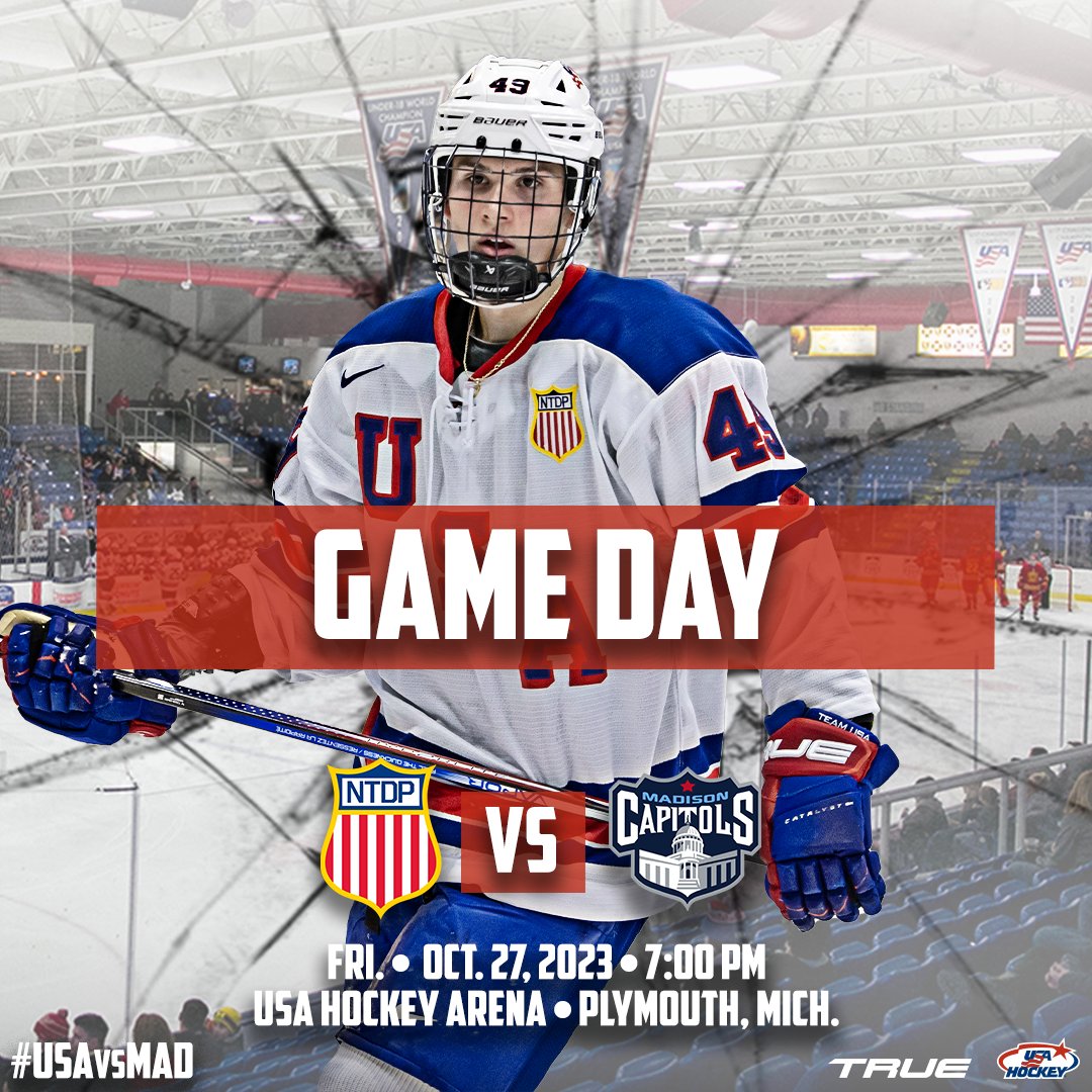 Game Day (Kwas’ Version) #USAvsMAD

🆚 Madison Capitols
⏰ 7:00 p.m. ET
📍 <a href="/USAHockeyArena/">USA Hockey Arena</a>
🎟️ bit.ly/3s9YcG0 / 734-453-8400
📺 usahockeytv.com
📊 bit.ly/3tQA55x
📰 bit.ly/3QatxGh