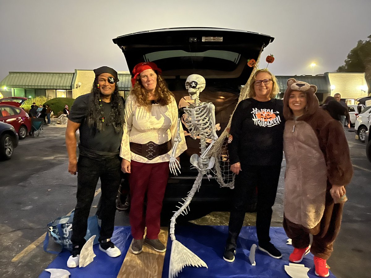 Boys Town National Research Hospital was out supporting the <a href="/DSAMidlands/">DSA</a> Trunk or Treat last night. Special thanks to Lori Leibold for decorating the vehicle in a fun, silly pirate theme for our patients and community to giggle about. Ahoy Matey and #HappyHalloween! 🎃