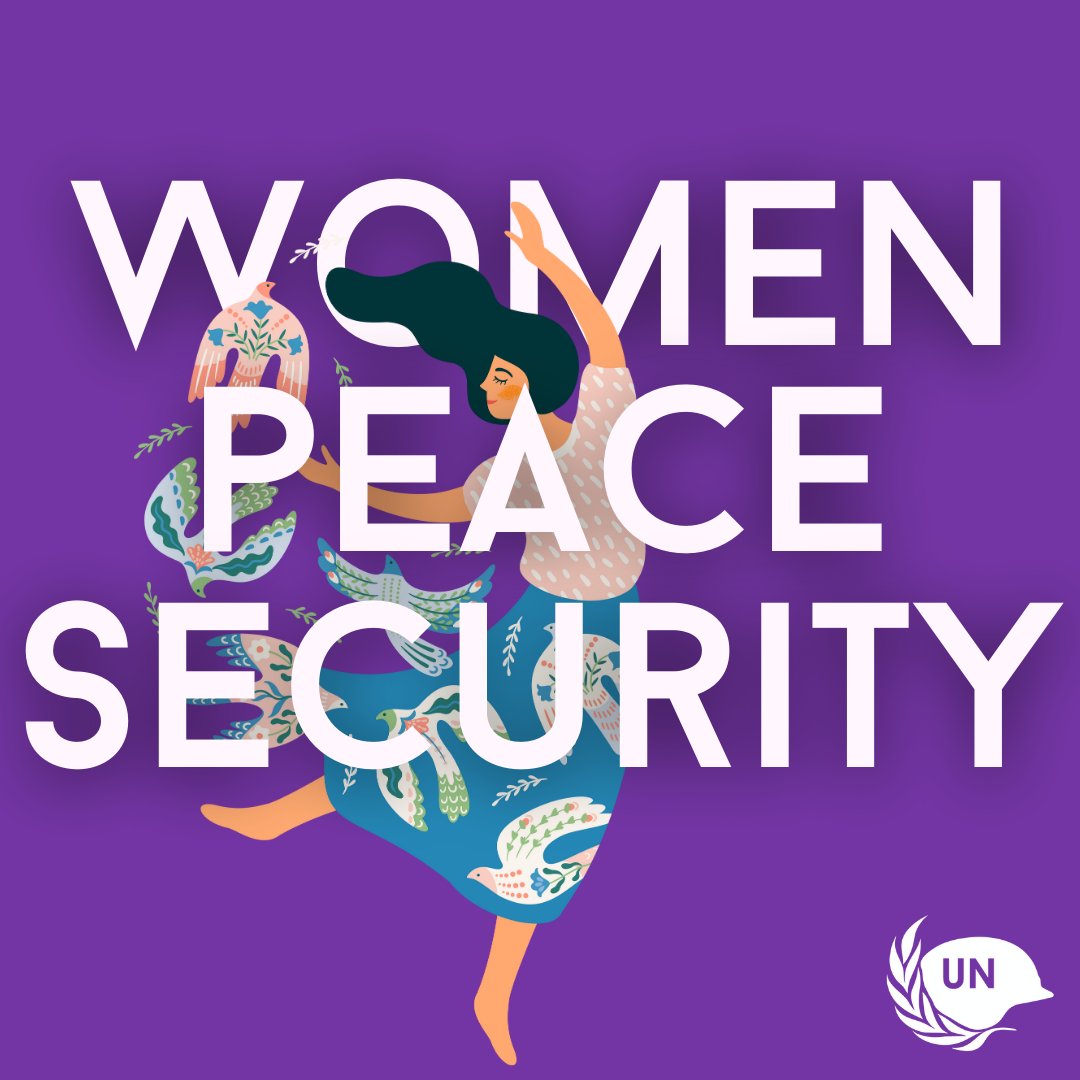 #PeaceBegins with equality🕊️ This October, we honor the incredible women at the forefront of peacebuilding & peacekeeping efforts as we mark the anniversary of the landmark resolution on #WomenPeaceSecurity, @UN Security Council Resolution 1325☮️. 👉bit.ly/3PfPiWy