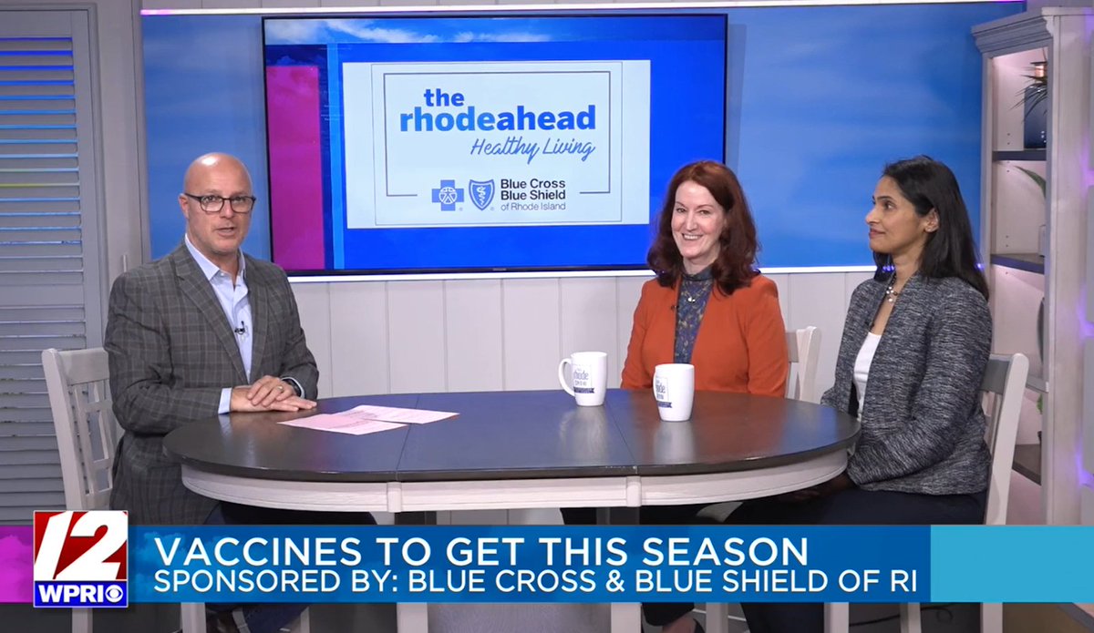 Blue Cross & Blue Shield of Rhode Island (@bcbsri) on Twitter photo Updated and existing vaccines can help protect yourself from viruses like the flu, COVID-19, and RSV. Learn how from #BCBSRI Chief Medical Officer Farah Shafi, MD, MBA, and Chief Customer Officer Melissa Cummings on <a href="/TheRhodeShow/">The Rhode Show</a>: ow.ly/ixvP50Q1vUv Updated and existing vaccines can help protect yourself from viruses like the flu, COVID-19, and RSV. Learn how from #BCBSRI Chief Medical Officer Farah Shafi, MD, MBA, and Chief Customer Officer Melissa Cummings on <a href="/TheRhodeShow/">The Rhode Show</a>: ow.ly/ixvP50Q1vUv