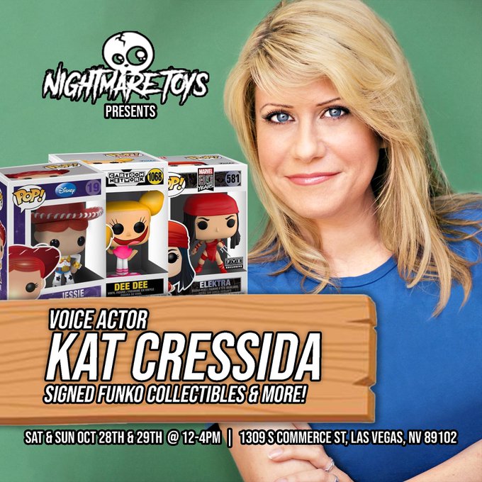 If you&rsquo;re in Las Vegas this weekend stop by @nightmaretoys Saturday and Sunday for an in store signing<a class="tags" target="_blank" title="On Twitter" href="/?out=eyJ0eXAiOiJKV1QiLCJhbGciOiJIUzUxMiJ9.eyJpYXQiOjE3MjA3NDIzNzcsImlzcyI6InR3cG9ybnN0YXJzLmNvbSIsIm5iZiI6MTcyMDc0MjM3NywiZXhwIjoxNzUyMjc4Mzc3LCJyZWRpcmVjdF91cmwiOiJodHRwczovL3R3aXR0ZXIuY29tL25pZ2h0bWFyZXRveXMifQ.gfFGfcbI_8jP0CcMM2T8FGylJwJIWVfmT1G5AFb5mKfZgIBLwptTxJP8ZH4xqUu6pxCwUO8vb2xsW8YlA5JSpw">@nightmaretoys</a><a href="/tag/disney"class="tags"><span>#disney</span></a><a href="/tag/lasvegas"class="tags"><span>#lasvegas</span></a><a href="/tag/toystory"class="tags"><span>#toystory</span></a><a href="/tag/hauntedmansion"class="tags"><span>#hauntedmansion</span></a><a href="/tag/nightmaretoys"class="tags"><span>#nightmaretoys</span></a>