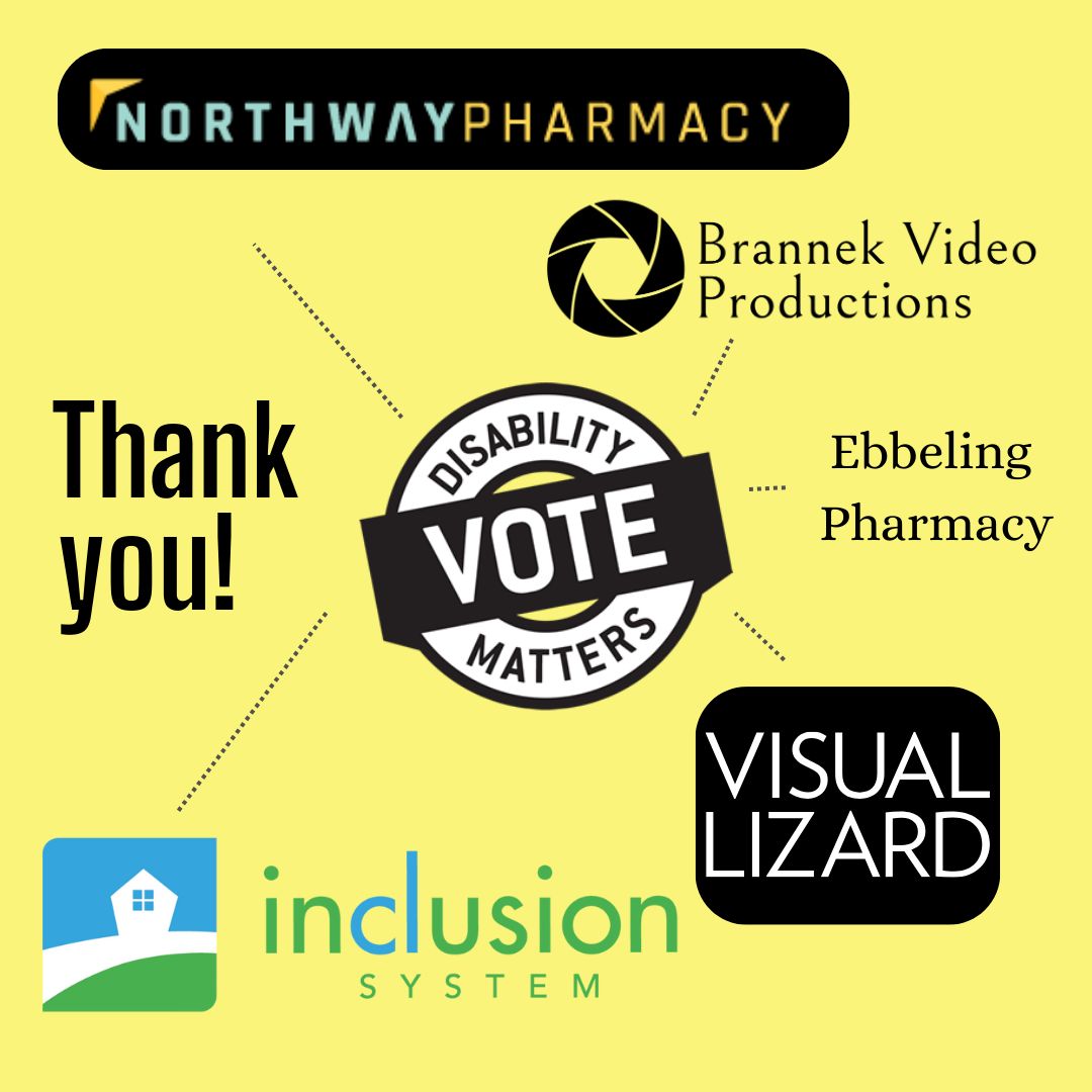Thank you to our wonderful sponsors, we could not do this without you! #DMVote