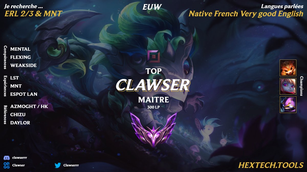 Salut,

🇫🇷 TOP LFT pour le prochain split ERL2/3 &amp; étapes MNT

🇬🇧 TOP LFT for the next split ERL 2/3

RT / FAV appréciés ❤️