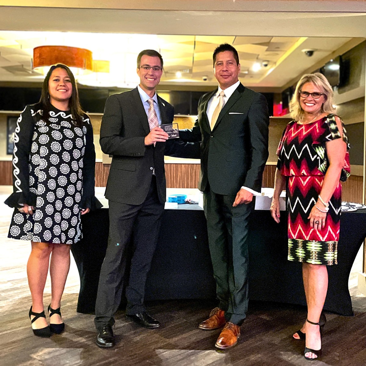 HP_Engineering's tweet photo. Congratulations to Andrew Mock, our Regional Engineering Director and Director of Structural Engineering, for graduating from Leadership Native Oklahoma, a program by the American Indian Chamber of Commerce! 

#TeamHP #WeAreHP #1HP #AEC #MEP #Engineering https://t.co/m7G4n8MUY8