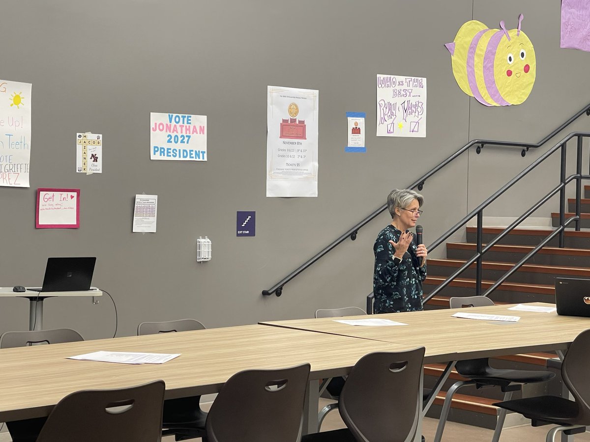 _kevinatkins's tweet photo. This morning our staff at NRSD is putting in the work during our PD day! We were fortunate to have Mindy Geshke from the Northeast Ohio ESC to come in to present on Power BI which will help teachers break down important data to drive instructional practices. #NRinspiregreat https://t.co/nE8RTMXtB7