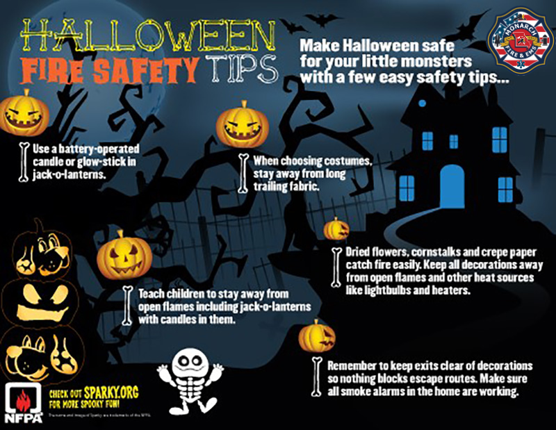monarchfpd's tweet photo. Be extra cautious while driving this weekend. Children may be out at Halloween events. Stay alert, do not text or drink and drive. Be especially careful near crosswalks and residential areas. Have fun and be safe. #monarchfpd https://t.co/fyA46h9lYd