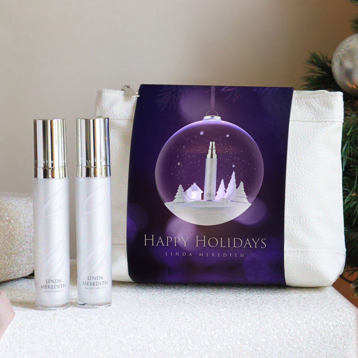 LMSkincare's tweet photo. Illuminate your skin this holiday season with our winter duo set ✨
 
Recieve a 50ml Collagen Gel and 50ml Hydrating Mist with an elegant amenities bag with any £99 ($130) purchase.

Now available at https://t.co/FWVlk0DmeT

#lmskincare #skincare #holidayseason #gifting https://t.co/IUA14IamXw