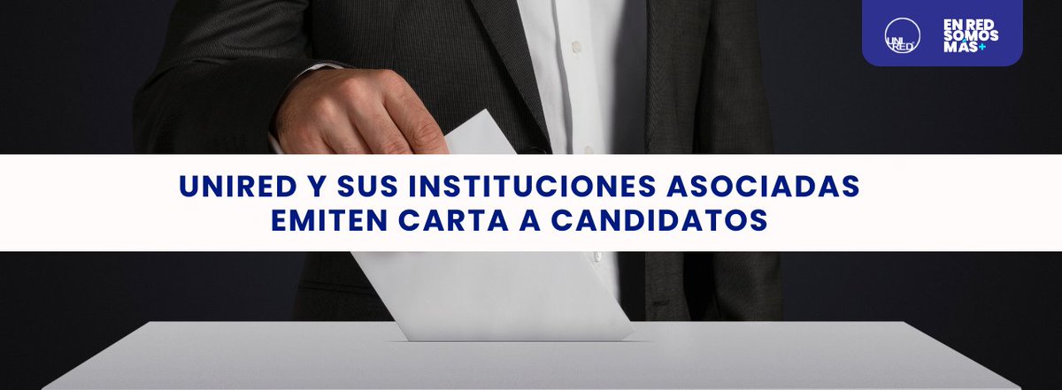 RedUNIRED's tweet photo. El comunicado hace un llamado a los futuros dirigentes territoriales a enfocar sus gestiones en un apoyo sólido al sector de la educación superior.
👉Conoce aquí los detalles: https://t.co/4PgbWuAUx1
#NotiRED https://t.co/059dmQHPlB