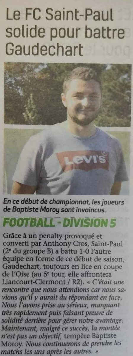 fcsaintpaul's tweet photo. 🗞️ Le @fcsaintpaul dans la presse 👇🏻

#TeamFCSP 🔴⚫️ https://t.co/RgbfOdOut4