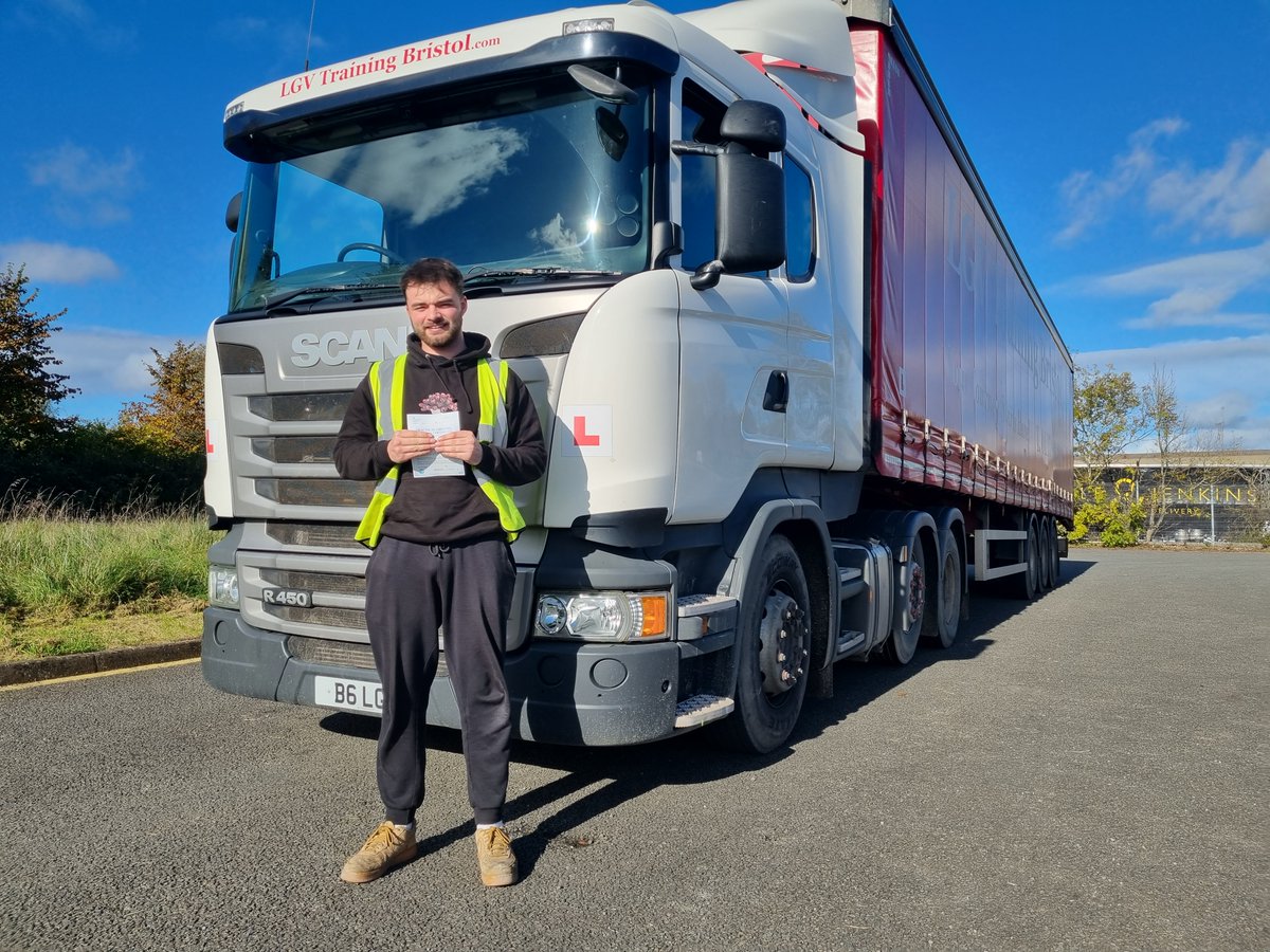 Congratulations to James, on a well deserved first time, Cat.C+E test pass today. Keep up the safe driving mate. We wish you all the very best for the future! LGVTrainingBristol.com #YourJourneyStartsHere