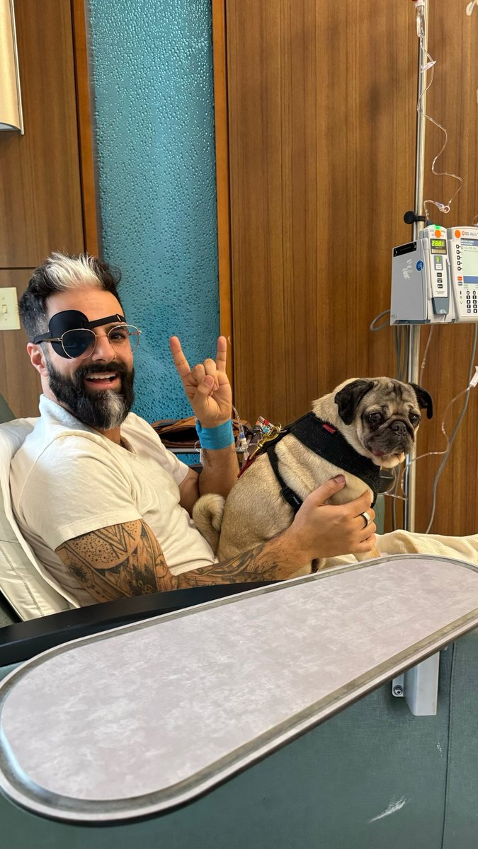 I was officially diagnosed with Multiple Sclerosis on October 17th. Something I never thought I would say, but it is also a chance for me to wake up each day and see life in a new way. When life gets hard you see the good you have even more. I’m gonna kick its ass 🤘🏽