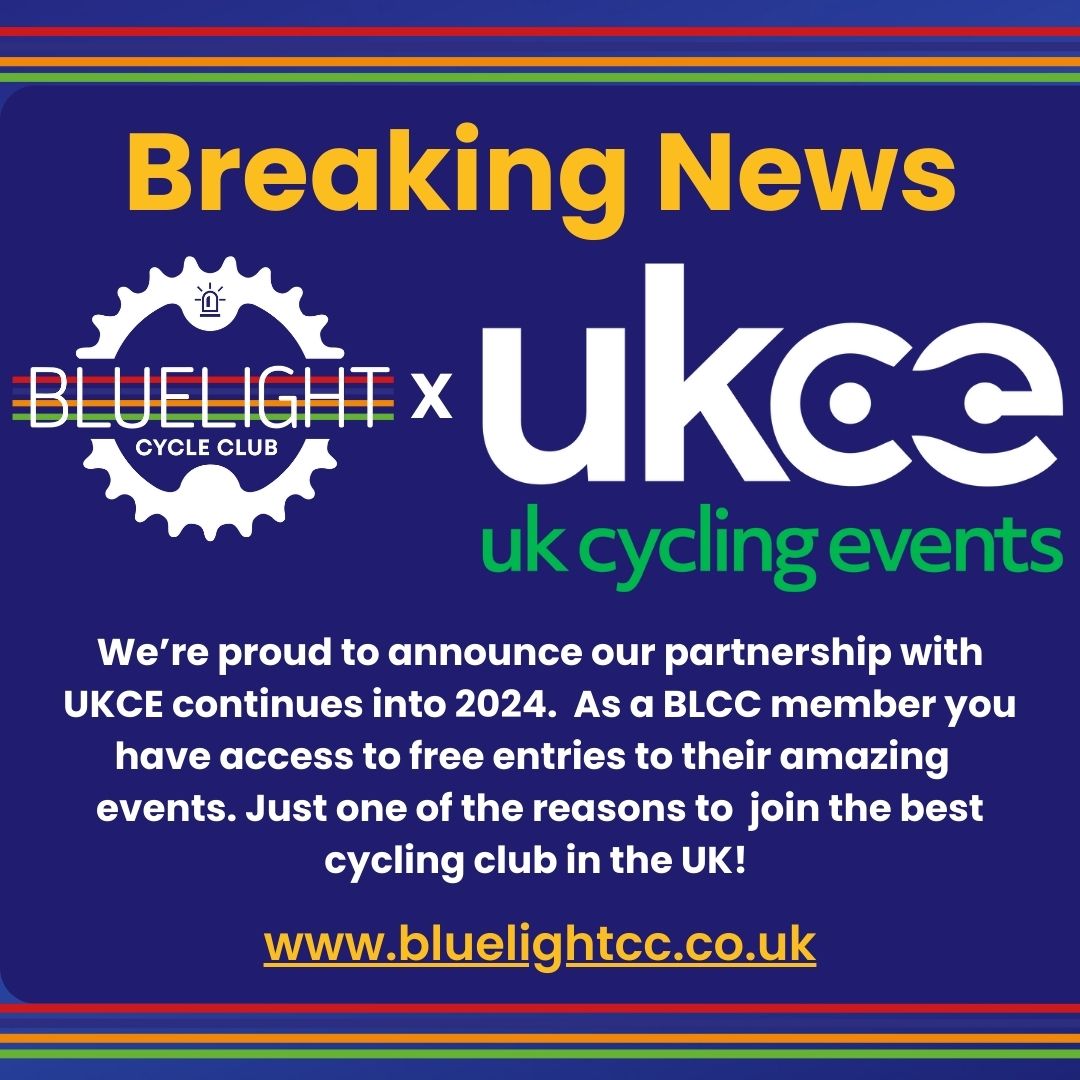 So thanks to our friends at @ukcyclingevents @BluelightCC members have free access to UKCE events in 2024. Want to know more, head on over to the website ❤️