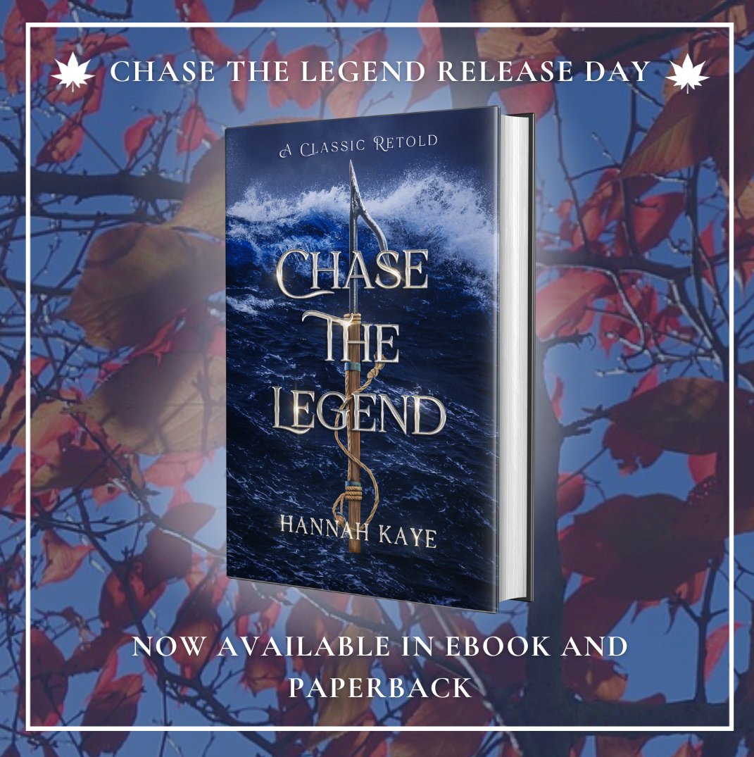 It's release day for Hannah Kaye's CHASE THE LEGEND,  a new gaslamp fantasy retelling of Moby-Dick! amazon.com/gp/product/B0C… #chasethelegend #aclassicretold #multiauthorseries #mobydick #classicretellings #cleanfantasy