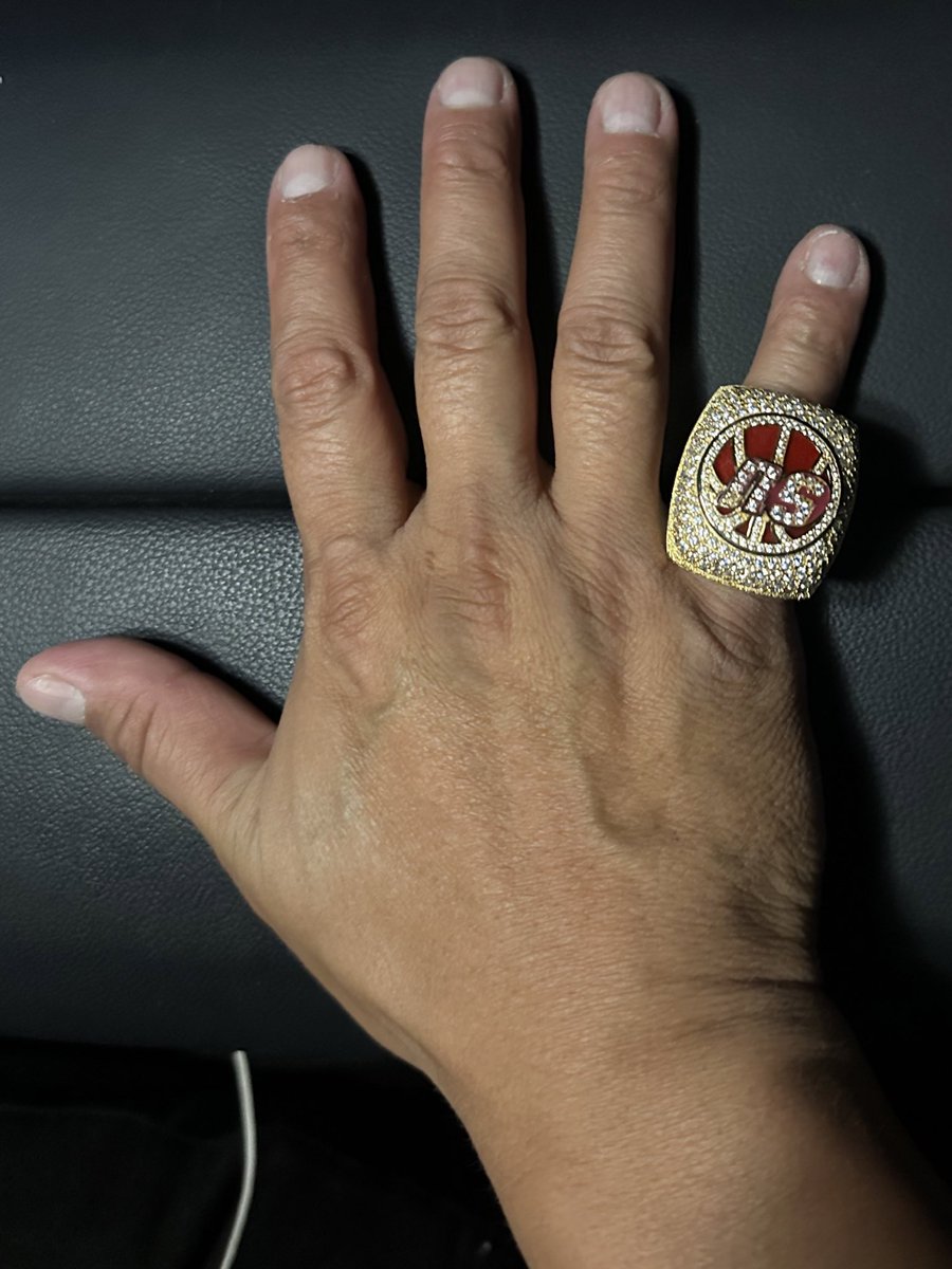 coachlou210's tweet photo. Ring ceremony at SU for our 2023 SCAC championship! What a year!  #ringme #pinkyring #mountup #whynot https://t.co/xHYUJzPJI0