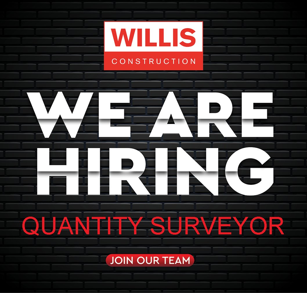📢 CAREER OPPORTUNITY 📢

Are you an experienced #QuantitySurveyor seeking a new challenge? Look no further!

We're looking to strengthen #TeamWillis. If you're looking for your next career move, see the link below 👇
linkedin.com/jobs/view/3750…

#BuildingaBrighterTomorrow