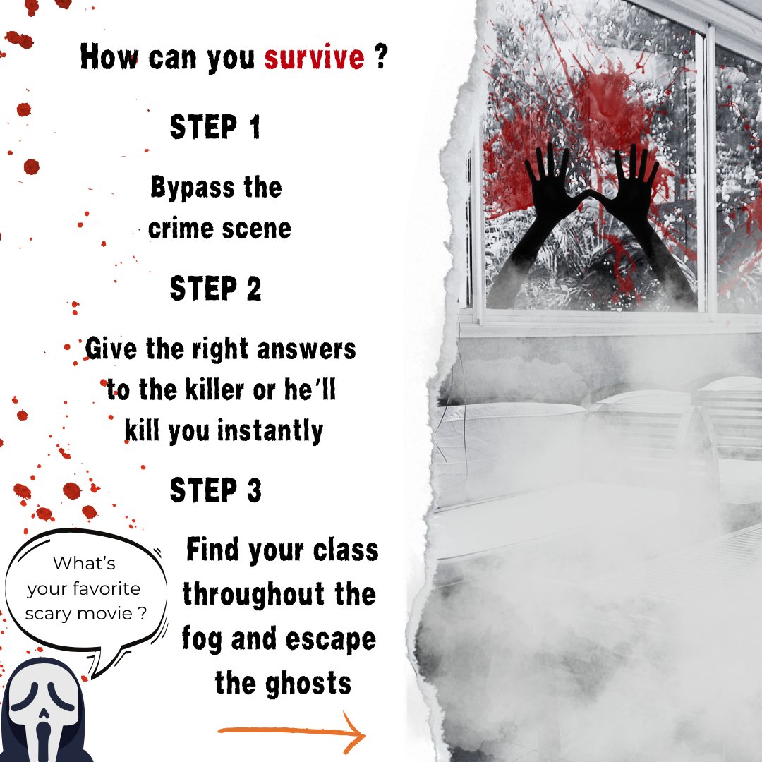 campusrieraac's tweet photo. Campus International Riera wishes you a Happy Halloween and an horrible stay at the school. Will you make it out alive from the French Rviera ? 
Find out on our latest post...
Contact us now at cir@cir.tf or at +33.4.13.06.30.40
#cannes #cotedazurfrance #CIR #halloween https://t.co/dsDdgJesOt
