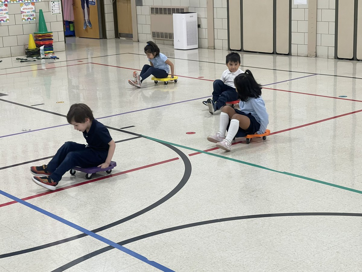 b_physical's tweet image. Who you gonna to call?? Ghostbusters!! Our traditional Halloween game the 1st -5th graders play here at JBK.   While kindergarten works on scooter safety and riding in relays.  Next week we will finished up Ghostbusters then 3rd- 5th will work on 🏐 and K-2 beach ball 🏐.