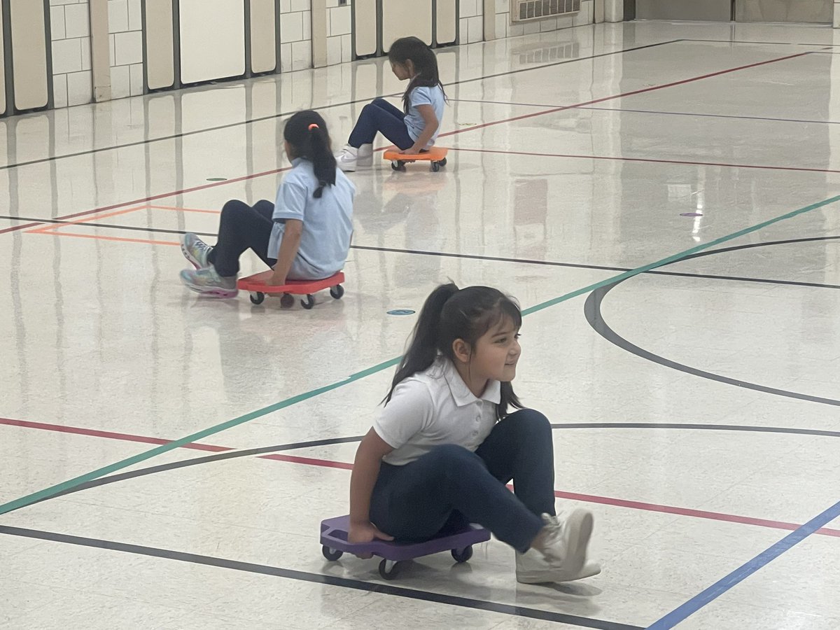 b_physical's tweet image. Who you gonna to call?? Ghostbusters!! Our traditional Halloween game the 1st -5th graders play here at JBK.   While kindergarten works on scooter safety and riding in relays.  Next week we will finished up Ghostbusters then 3rd- 5th will work on 🏐 and K-2 beach ball 🏐.