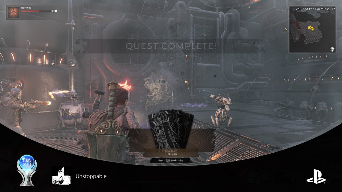 Tangociss's tweet photo. Plat 211 Remnant 2
Unstoppable (PLATINUM)
#PlayStationTrophy #PS5Share, #Remnant2 https://t.co/hXxm6T3hkQ
