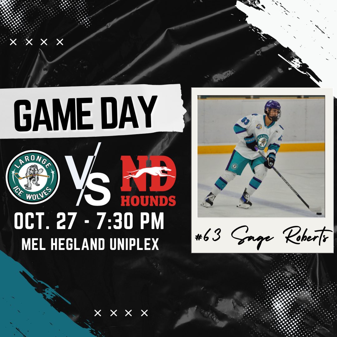 SJHL_IceWolves's tweet photo. GAME DAY! 

We start a busy weekend at home against the Hounds. 

⏰ 7:30 PM 
🆚 @ndjrahounds 
🎟️ https://t.co/ny3G6pargm
50/50: https://t.co/HMii7TaMP2
📻 https://t.co/QyjVLO1kT0
📺 @FloHockey 
📸 Daniel Despins Photography 

#SJHL l #LaRonge https://t.co/u4fWYZJSC3