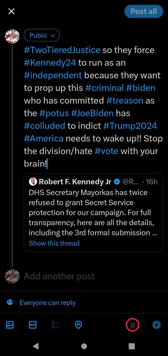 watevayoo's tweet photo. #Kennedy2024 #Trump2024 #ElonMusk @elonmusk why is your platform #censoring this #Tweet ???
 #FreeSpeech @RobertKennedyJr @realDonaldTrump https://t.co/WaeHV9dop7