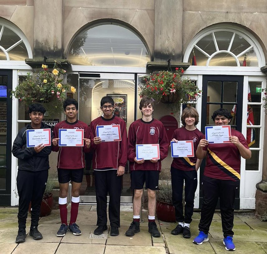 HA_FrenchDept's tweet photo. What a fantastic way to end this half-term! Many congratulations to our year 11s for receiving their nominations of #LinguistOfTheWeek ๐ - We are so proud of you all. Well done! Bravo!๐๐ #ProudTeacher #SmashingEndToTheTerm #CelebratingSuccess #HardWorkPaysOff๐๐๐ซ๐ท https://t.co/0BPp9nF7Ms