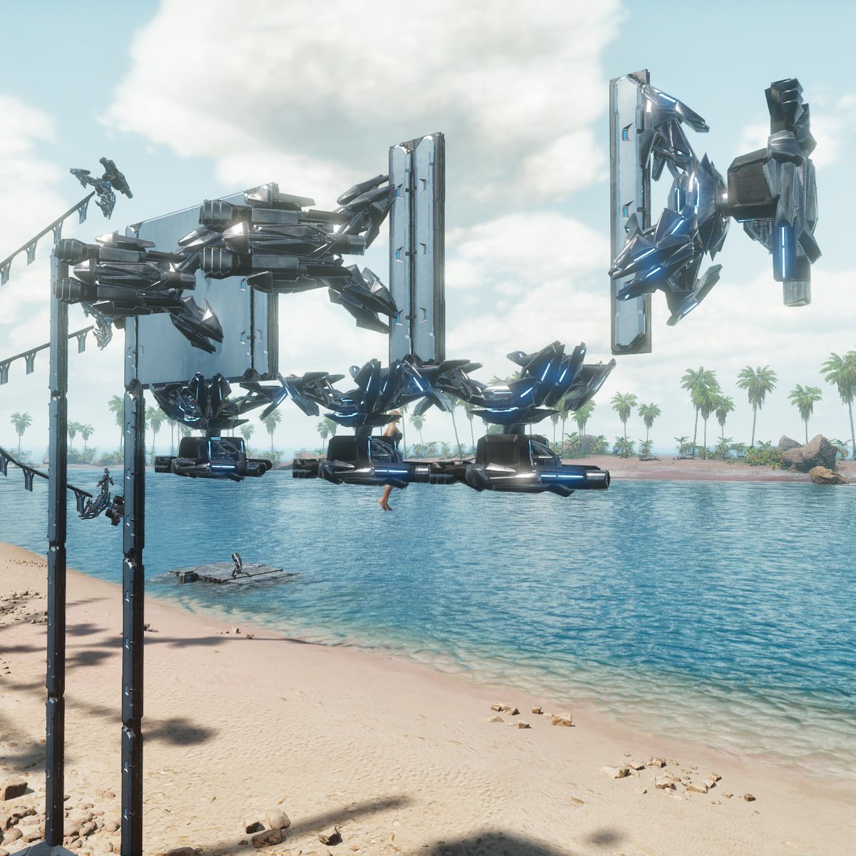 今作タレットは建造物のあらゆる面に設置可能らしいので面白いことできそう #ASA