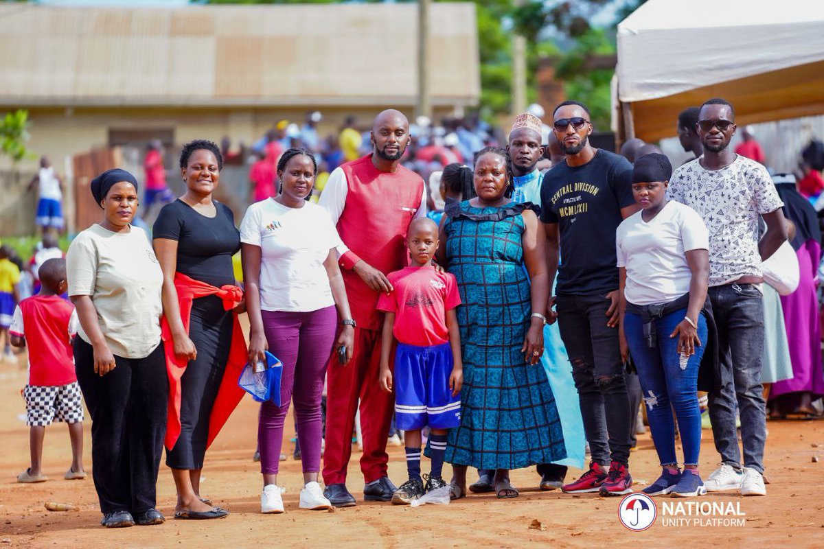 DavidLRubongoya's tweet photo. Mpuuga Jeremiah is now 7 years old. He is a son to Olivia Lutaaya, our comrade who remains detained at Luzira Prison for over three years- simply because of her political views. Today Olivia Lutaaya should have been one of the parents attending her son's Parents' day event at his school. But she is in prison. So we joined Olivia's auntie and other parents to be with Jeremiah on this day when he moves from Top Class to Primary One. Even though it was a day of celebration between parents and their children, you could not miss the pain in Jeremiah's teary eyes. Her auntie, told us that in the morning as they prepared to come, he told her 'Kale singa maama abadewo!' 

#FreeAllPoliticalPrisonersUganda 
#BringBackOurPeople