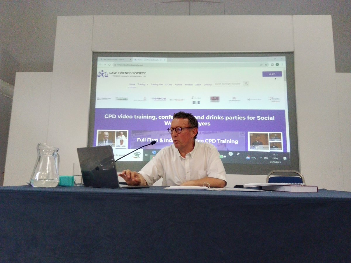 Super fast from Athens to <a href="/LawFriendsSoc/">Law Friends Society</a> is fave speaker <a href="/cwells25br/">Colin Wells</a> with his current analysis on his main topic Abuse of Process . Solid law from solid lawyers at every event .Nearly there !!!