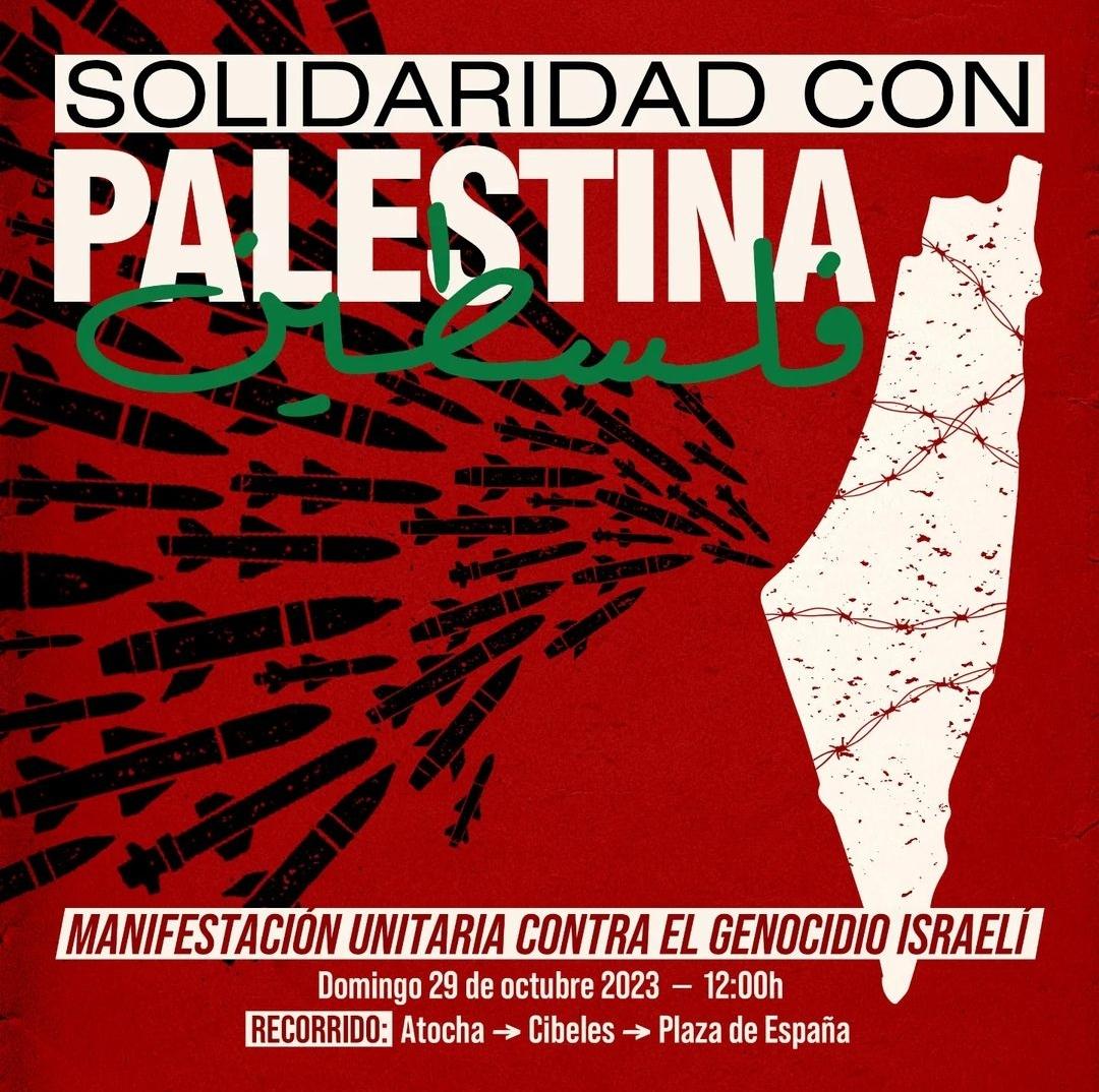 CEARefugio's tweet photo. ¡Todo listo! El domingo salimos a las calles en solidaridad con el pueblo palestino 🇵🇸

📍 En Madrid, nos encontrarás en el Paseo del Prado, esquina con Jardín Botánico, cerca de Cuesta de Moyano bajo la pancarta de #NoAlGenocidioEnGaza

¡Te esperamos! https://t.co/HFwU0RUZUb